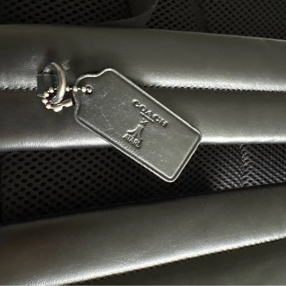 Coach x Atari Black Leather Backpack with Atari design - Picture 7 of 7